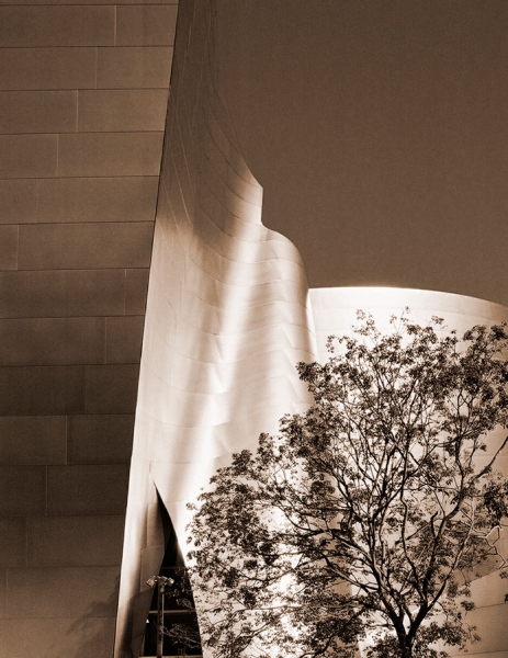 Photograph Jennifer Siu Rivera Disney Concert Hall on One Eyeland